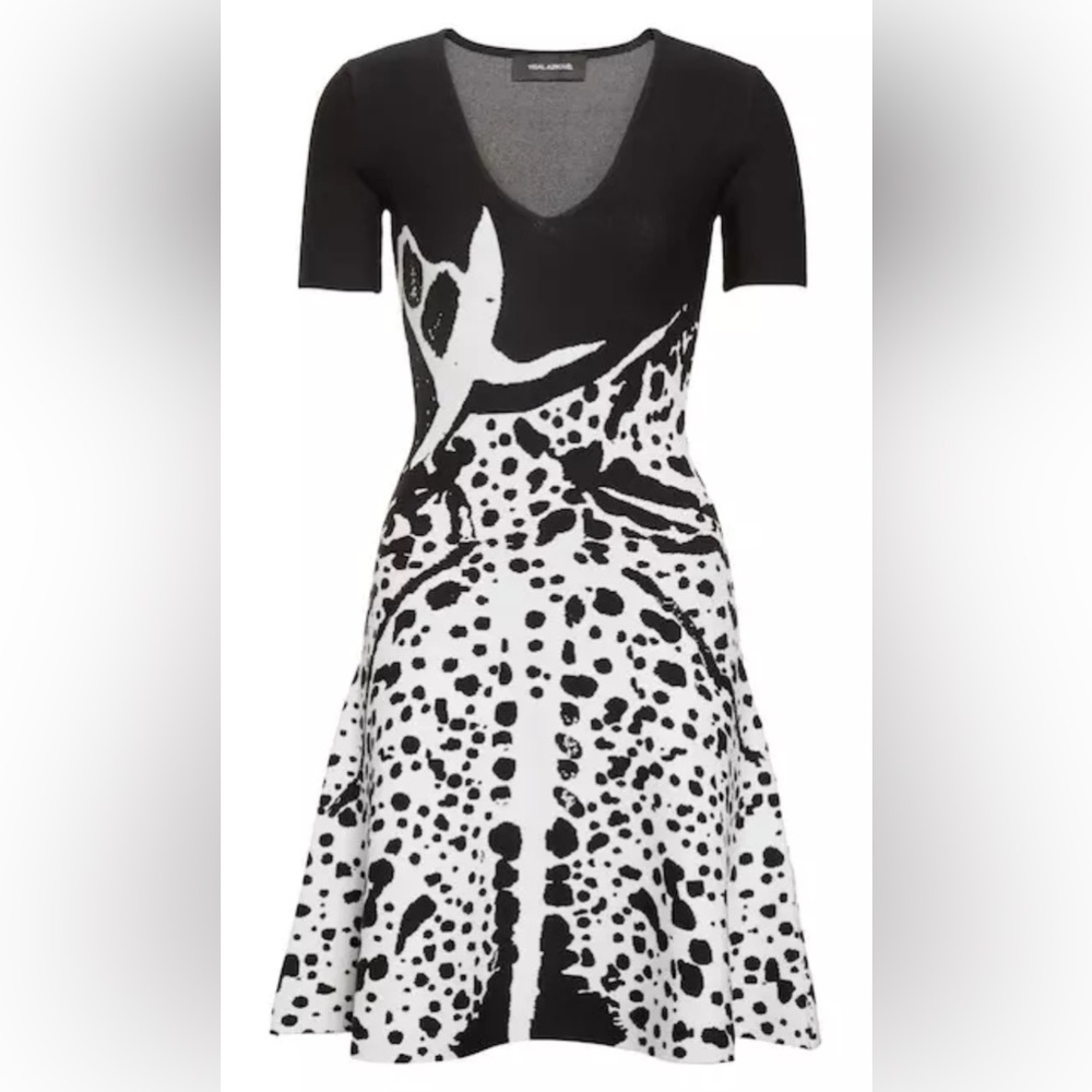 Yigal Azrouel Jacquard Dress Size Medium